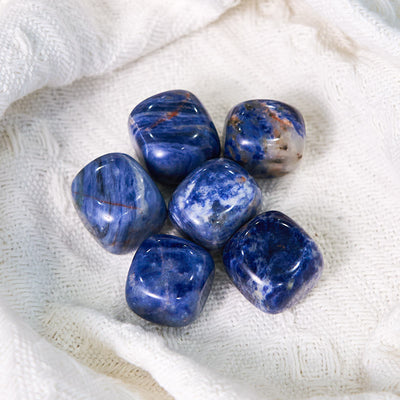 Olivenorma Blue Sodalite Natural Gem Tumbled Stone