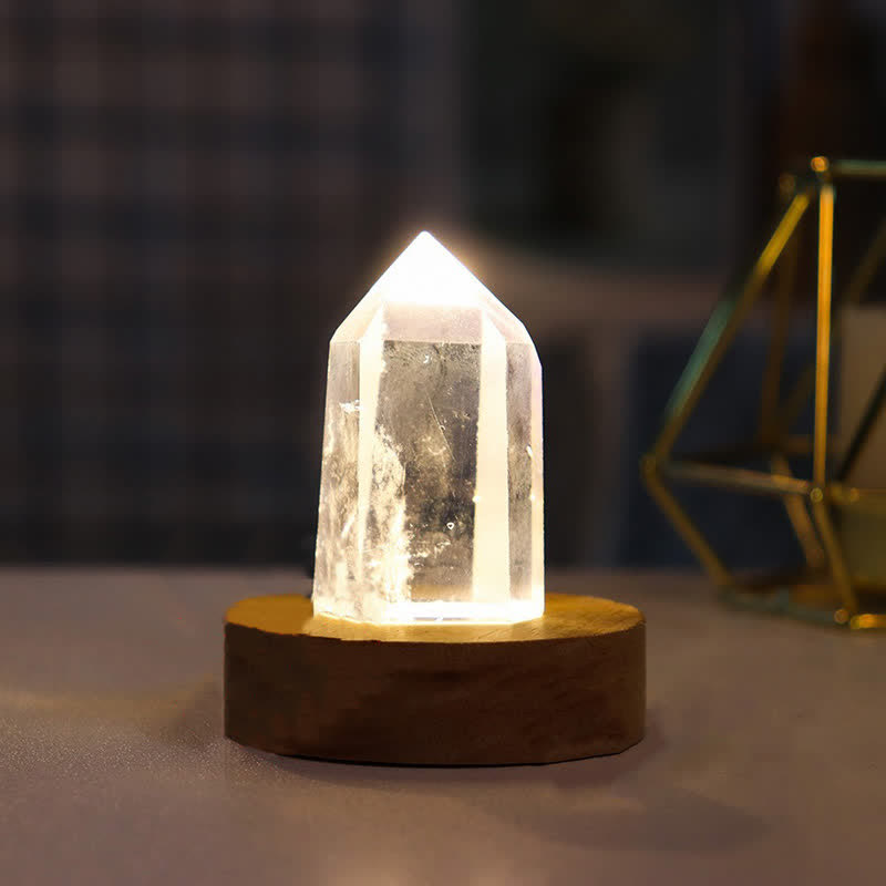 Olivenorma Natural Crystal Healing Crystal Lamp Decoration