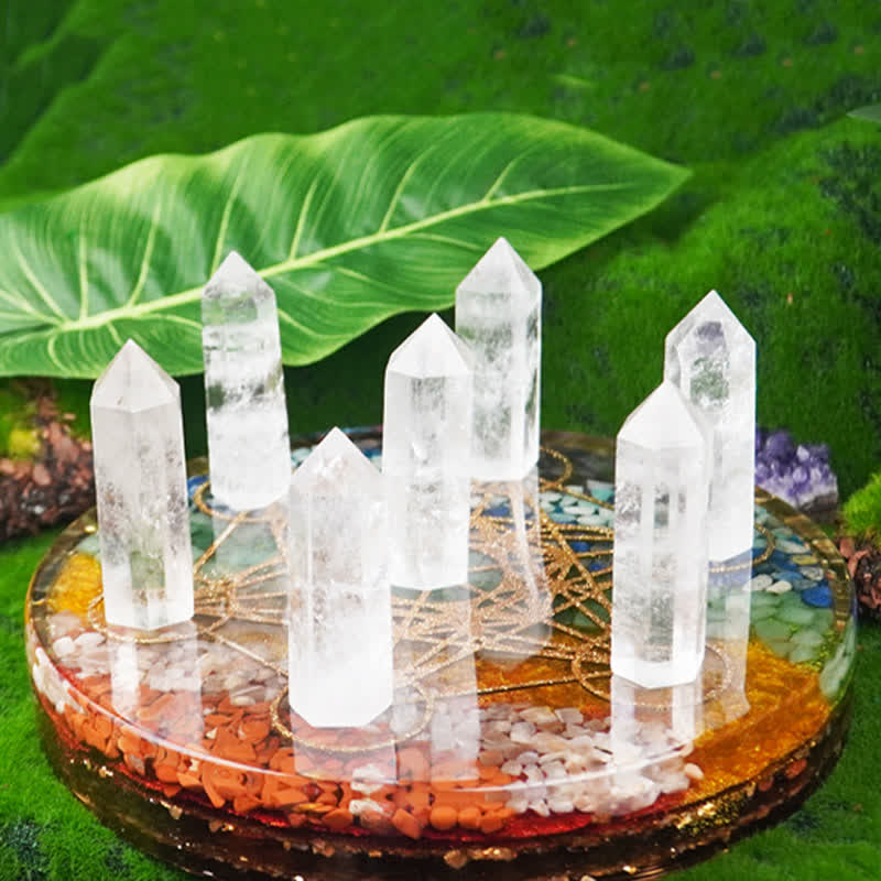 Olivenorma Metatron's Cube Chakra Resin Decoration