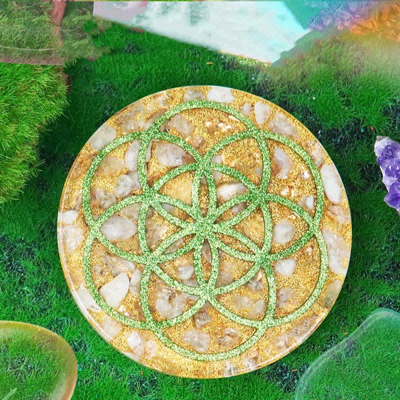 Olivenorma Natural Stone Resin Reiki Treatment Decoration