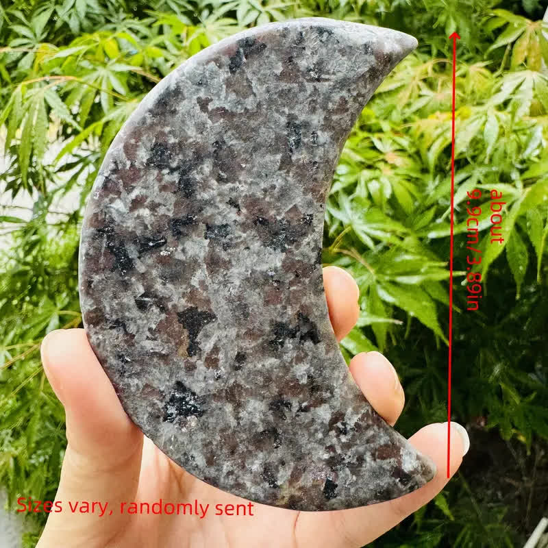 Olivenorma Natural Yooperlite Moon Gemstone Decoration