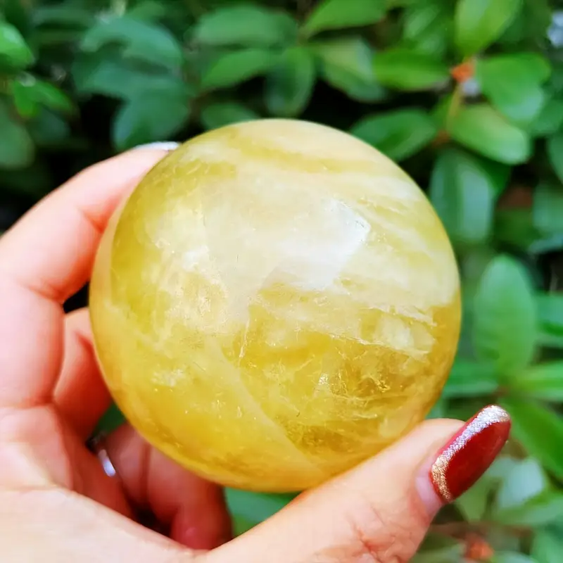 Olivenorma Natural Citrine Crystal Sphere