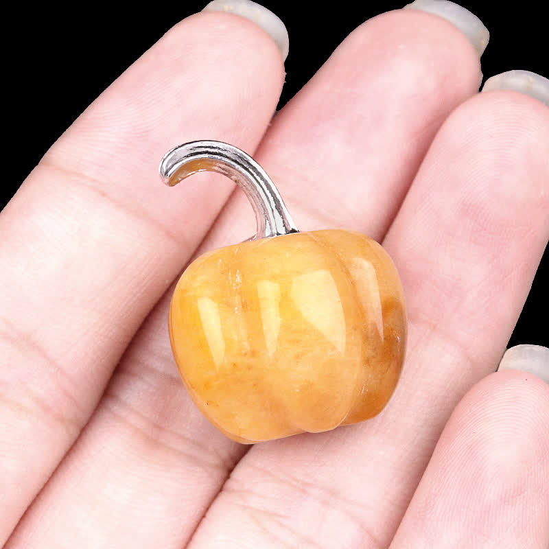 Olivenorma Natural Crystal Pumpkin Carving Gemstone Decoration - image 19