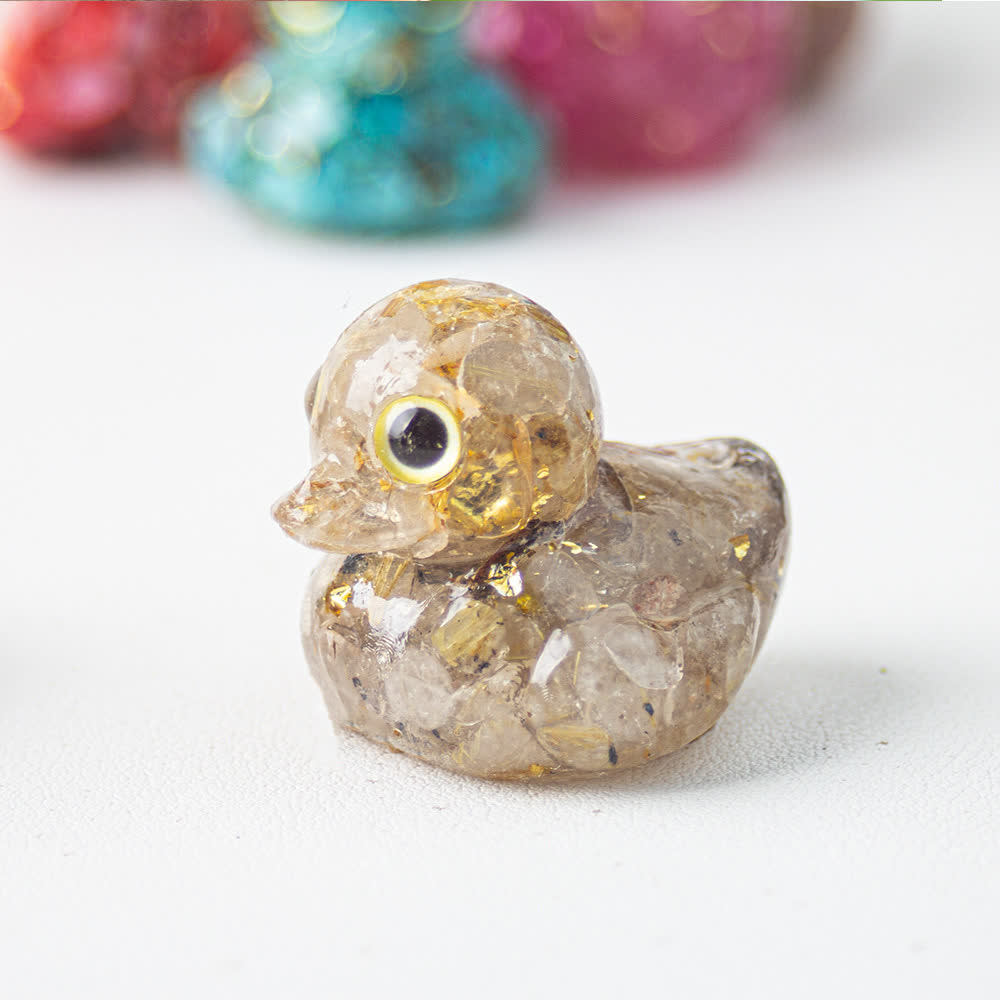 Olivenorma Natural Crystal Duck Gemstone Decoration - image 11