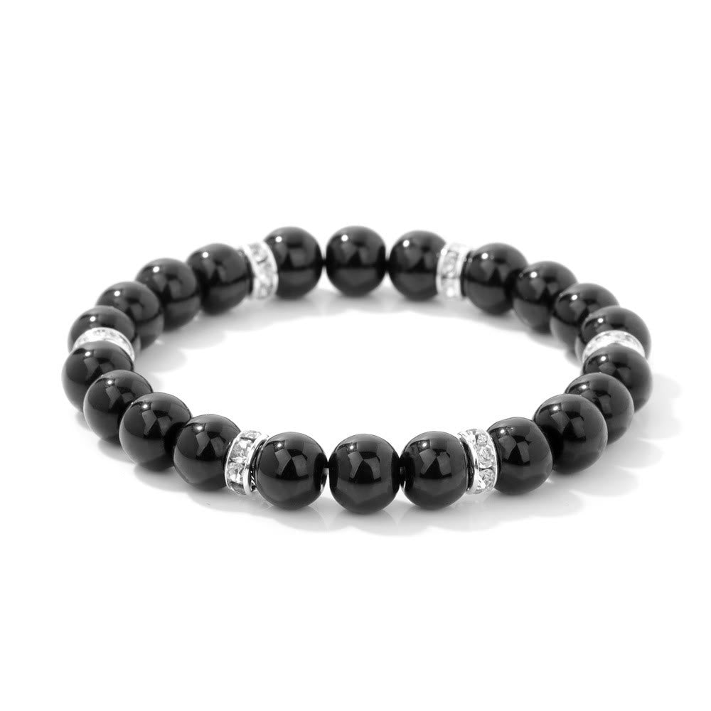 Olivenorma Natural Gemstone Round Shaped Healing Beaded Bracelet