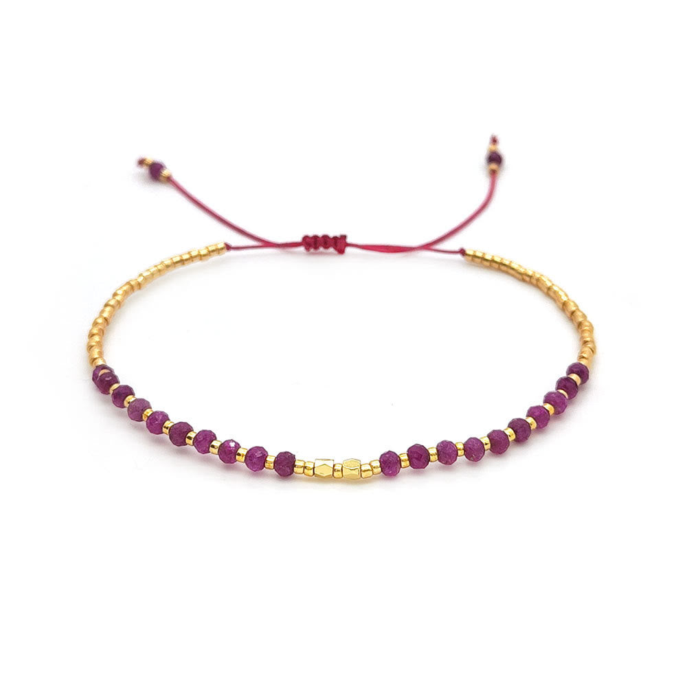 Olivenorma Natural Small Crystal Beads Bracelet