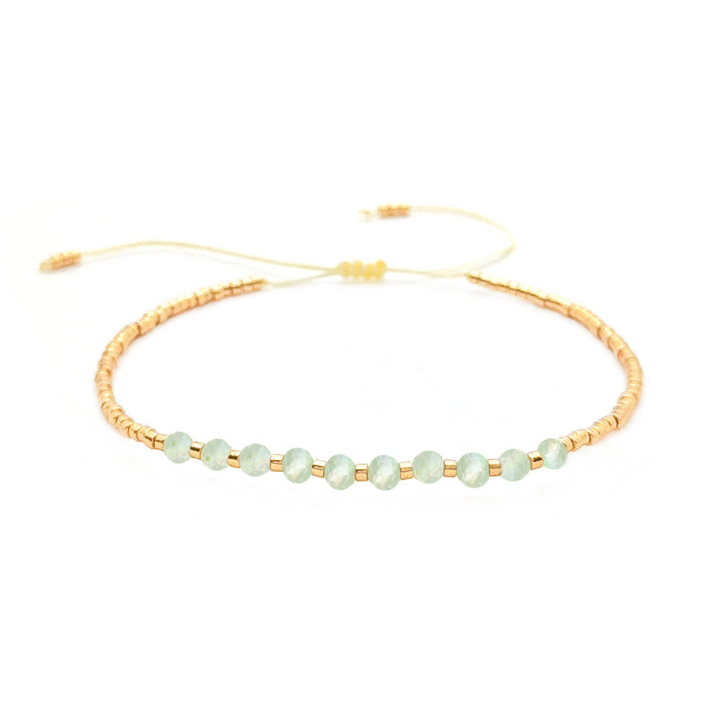 Olivenorma Natural Small Crystal Beads Bracelet