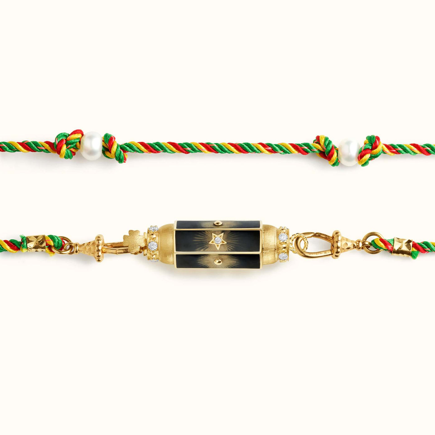 Olivenorma Braided Rope Colorful Tarot Kaleidoscope Pendant Necklace - image 3