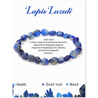 Olivenorma Irregular Gemstone Adjustable Healing Bracelet