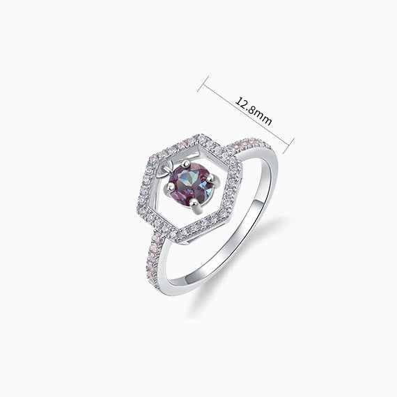 Olivenorma Natural Alexandrite Pendant Ring