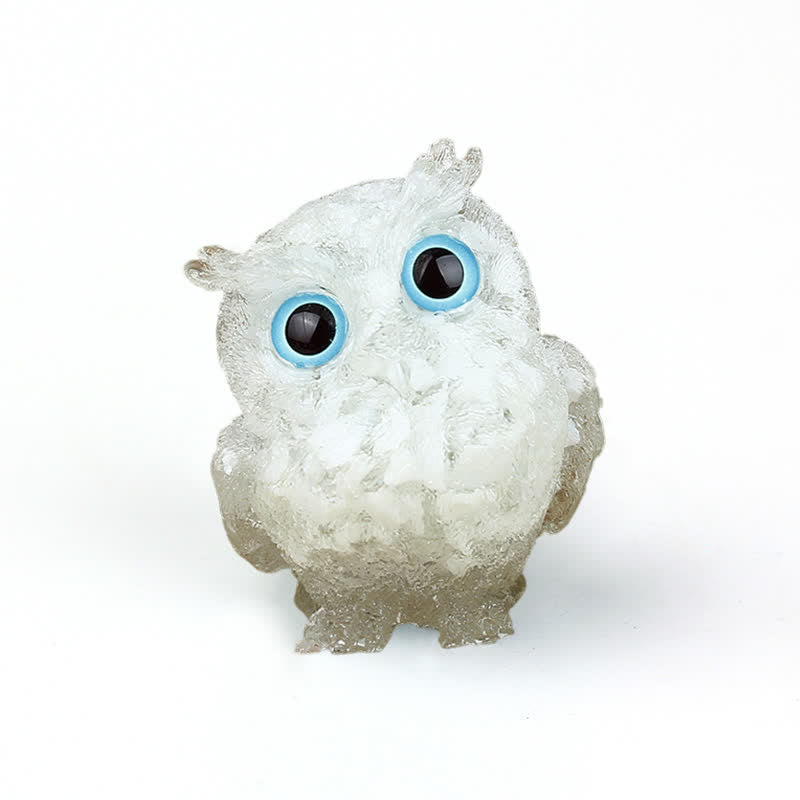 Olivenorma Natural Crystal Owl Gemstone Decoration - Narce - 2.08''(L) * 1.57''(W) * 1.45''(H) - image 60