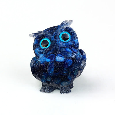 Olivenorma Wise Guardian Crystal Owl  Figurine Gemstone Decoration - Kyanite - 2.08''(L) * 1.57''(W) * 1.45''(H) - image 81
