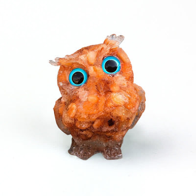 Olivenorma Natural Crystal Owl Gemstone Decoration - image 59