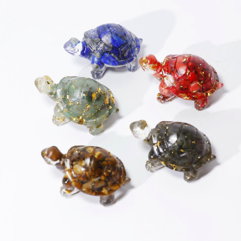 Olivenorma Crystal Gravel Glue Little Turtle Gemstone Decoration - image 79