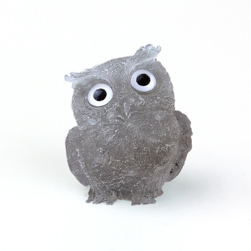 Olivenorma Natural Crystal Owl Gemstone Decoration - image 57