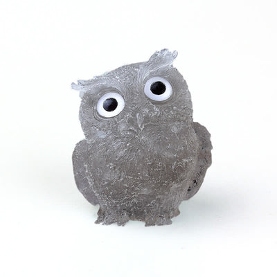Olivenorma Natural Crystal Owl Gemstone Decoration - image 57
