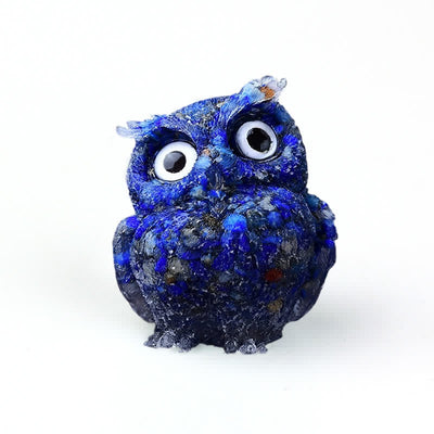 Olivenorma Natural Crystal Owl Gemstone Decoration - image 34