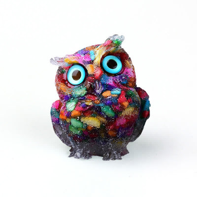 Olivenorma Natural Crystal Owl Gemstone Decoration - image 72