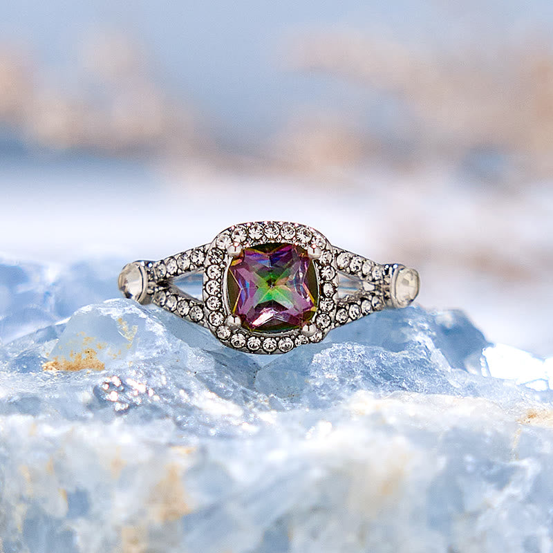 Olivenorma Natural Square Alexandrite Ring