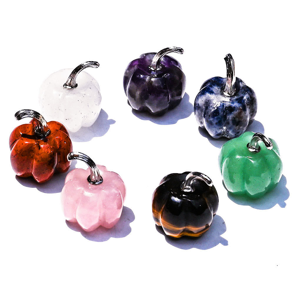 Olivenorma 2cm Natural Crystal Pumpkin Carving Gemstone Decoration - image 33