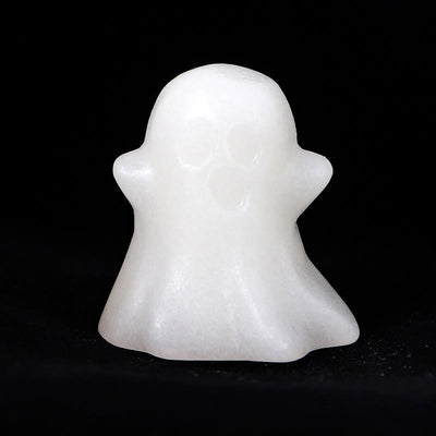 Olivenorma 3cm Natural Crystal Ghost Carving Gemstone Decoration