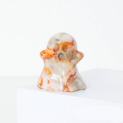 Olivenorma 3cm Natural Crystal Ghost Carving Gemstone Decoration - image 25