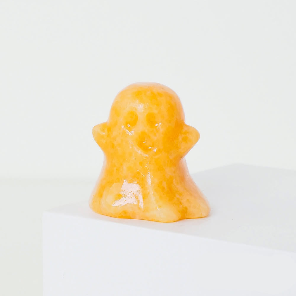 Olivenorma 3cm Natural Crystal Ghost Carving Gemstone Decoration - image 36