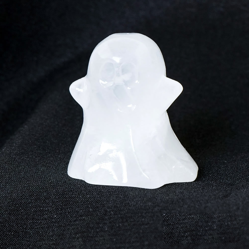 Olivenorma 3cm Natural Crystal Ghost Carving Gemstone Decoration - image 4