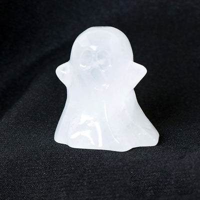 Olivenorma 3cm Natural Crystal Ghost Carving Gemstone Decoration