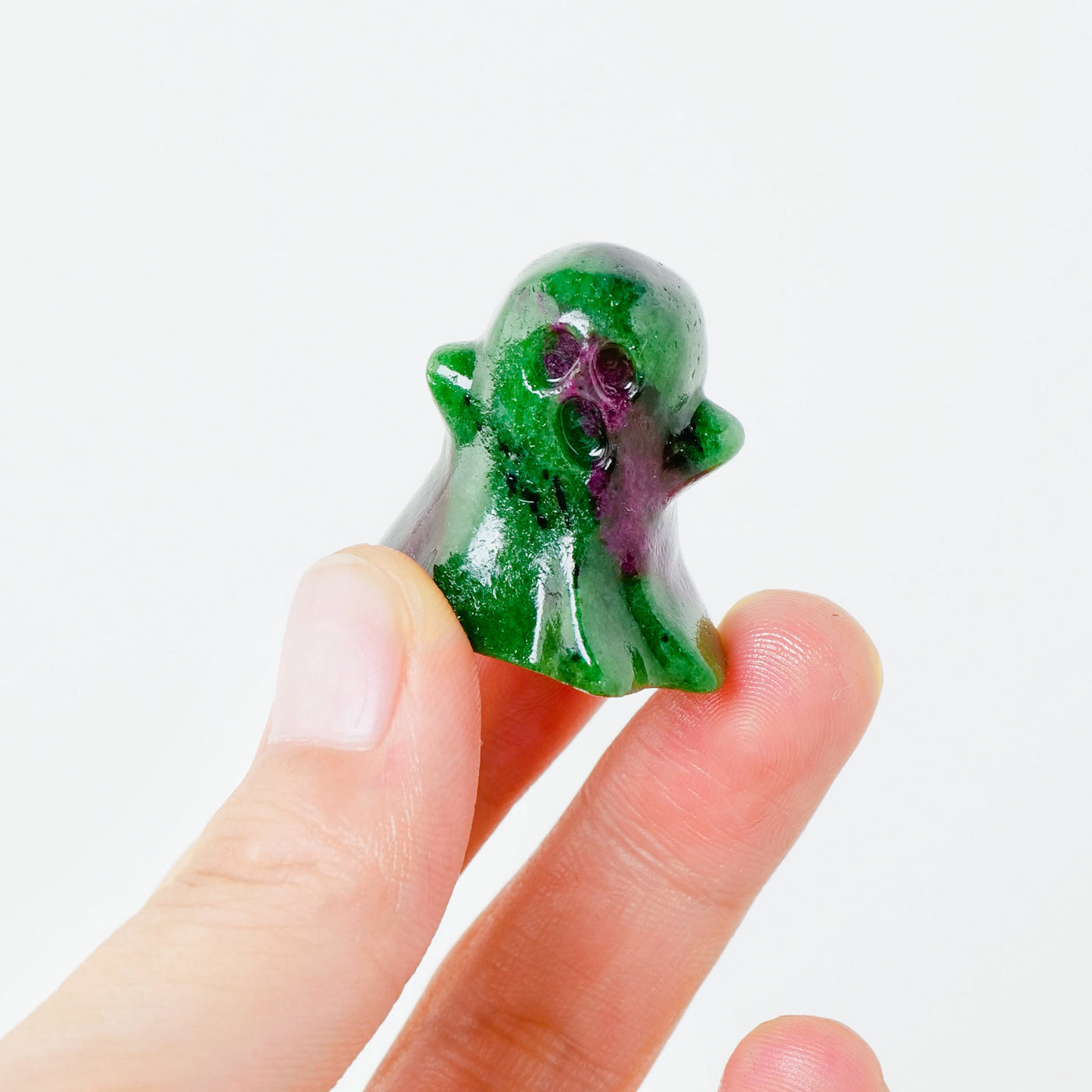 Olivenorma 3cm Natural Crystal Ghost Carving Gemstone Decoration - image 49