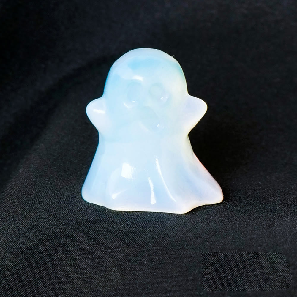 Olivenorma 3cm Natural Crystal Ghost Carving Gemstone Decoration