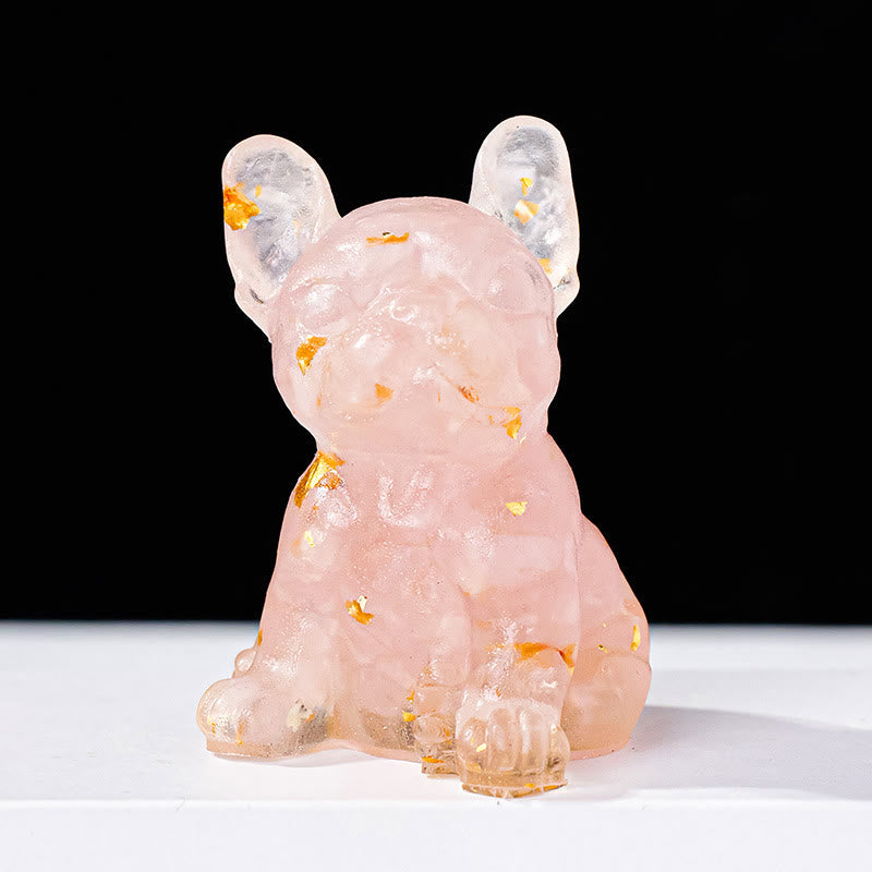 Olivenorma Crystal Epoxy Cute French Bulldog Gemstone Decoration - image 10