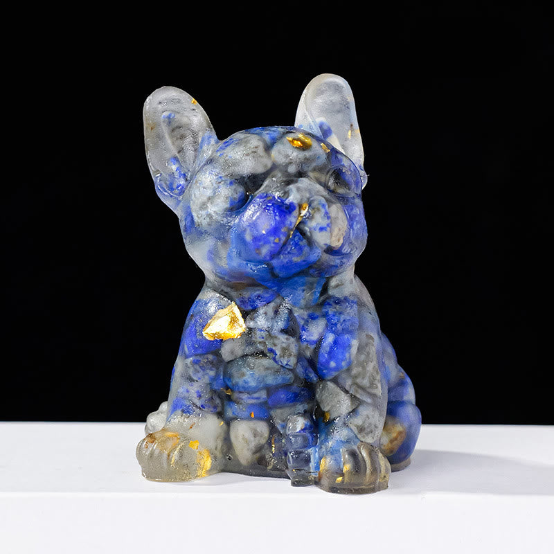 Olivenorma Crystal Epoxy Cute French Bulldog Gemstone Decoration - image 6