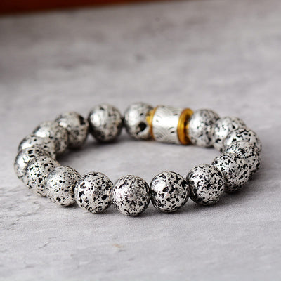 Olivenorma 8mm Natural Yooperlite Bead Bracelet