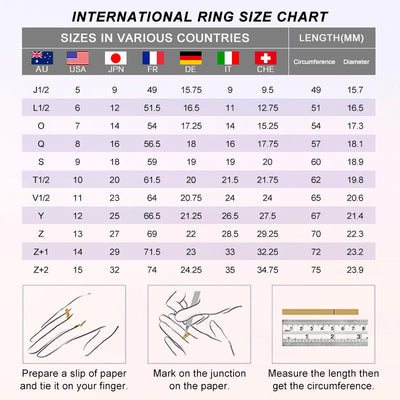 Olivenorma 2pcs Diamond Cut Natural Alexandrite Ring Set