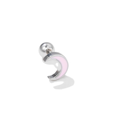 Olivenorma Heart Butterfly Cut Colored Zirconia Earrings - Pink Moon - image 10