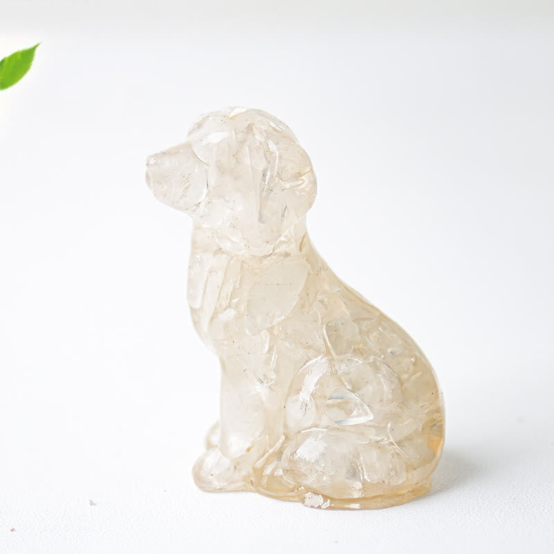 Olivenorma Crystal Gravel Epoxy Labrador Gemstone Decoration - Clear Crystal - image 10