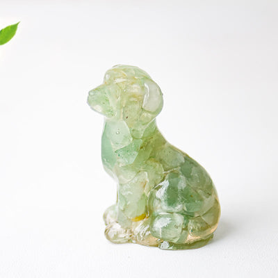 Olivenorma Crystal Gravel Epoxy Labrador Gemstone Decoration - Green Aventurine - image 18
