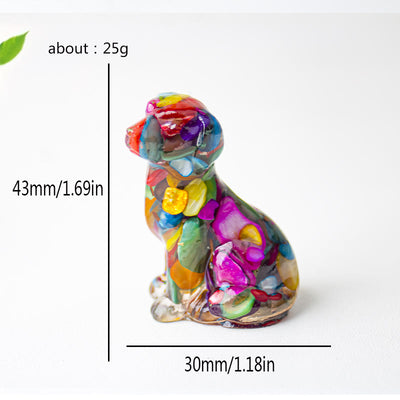 Olivenorma Crystal Gravel Epoxy Labrador Gemstone Decoration - image 51