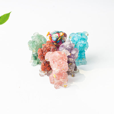 Olivenorma Crystal Gravel Epoxy Schnauzer Gemstone Decoration - image 38