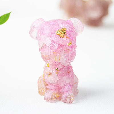 Olivenorma Crystal Gravel Epoxy Schnauzer Gemstone Decoration - Pink Crystal - image 17