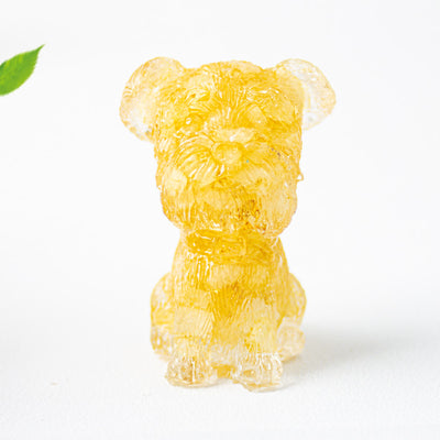 Olivenorma Crystal Gravel Epoxy Schnauzer Gemstone Decoration - Yellow Agate - image 33
