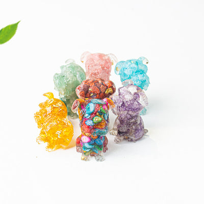 Olivenorma Crystal Gravel Epoxy Schnauzer Gemstone Decoration - image 40