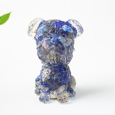 Olivenorma Crystal Gravel Epoxy Schnauzer Gemstone Decoration - Lapis Lazuli - image 13