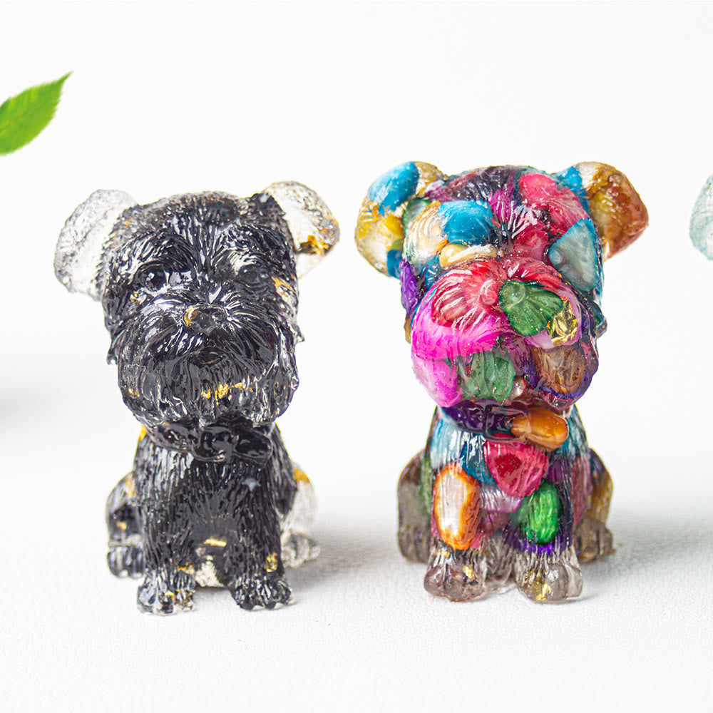 Olivenorma Crystal Gravel Epoxy Schnauzer Gemstone Decoration - image 0
