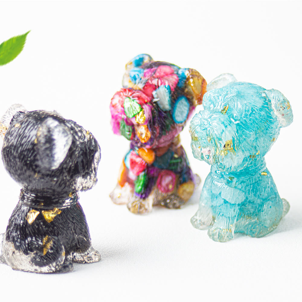 Olivenorma Crystal Gravel Epoxy Schnauzer Gemstone Decoration - image 2