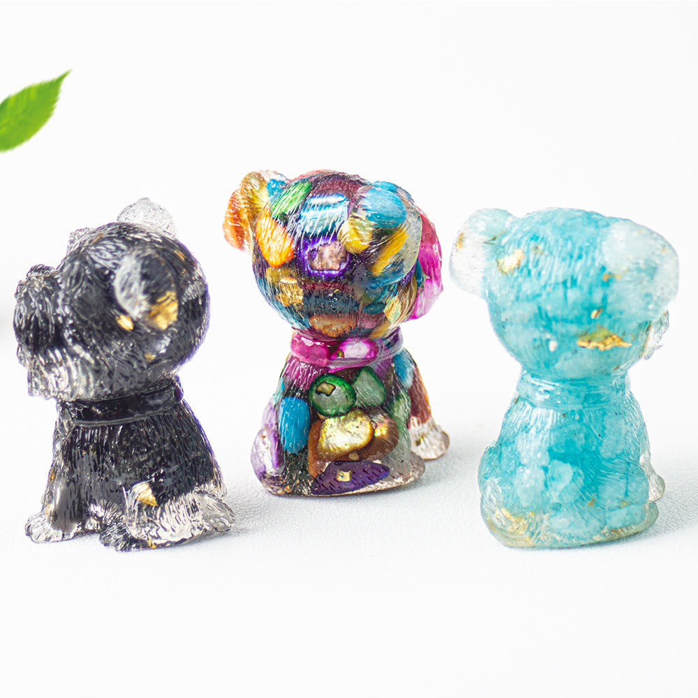 Olivenorma Crystal Gravel Epoxy Schnauzer Gemstone Decoration - image 41