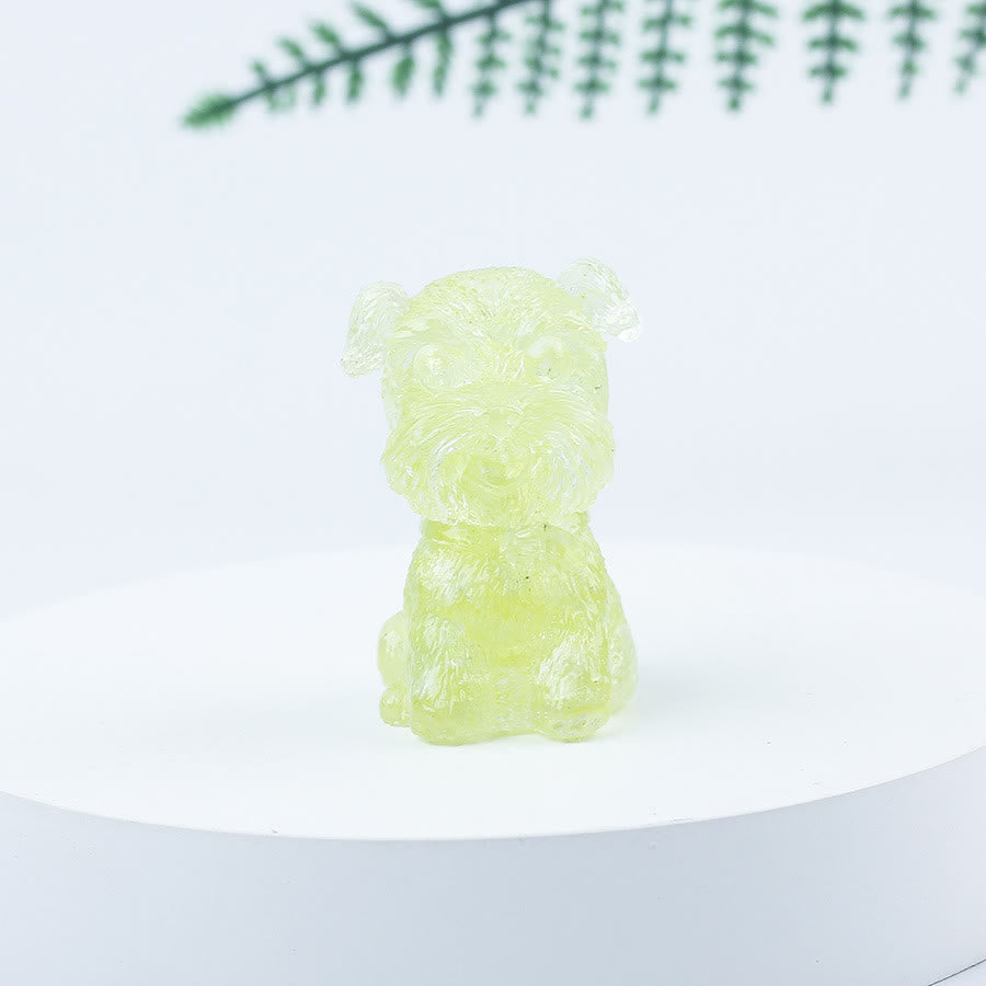 Olivenorma Crystal Gravel Epoxy Mini Schnauzer Gemstone Decoration - Lemon-Quartz - image 39