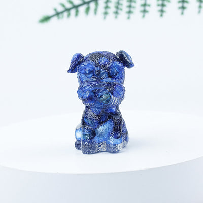 Olivenorma Crystal Gravel Epoxy Mini Schnauzer Gemstone Decoration - Sapphire - image 65