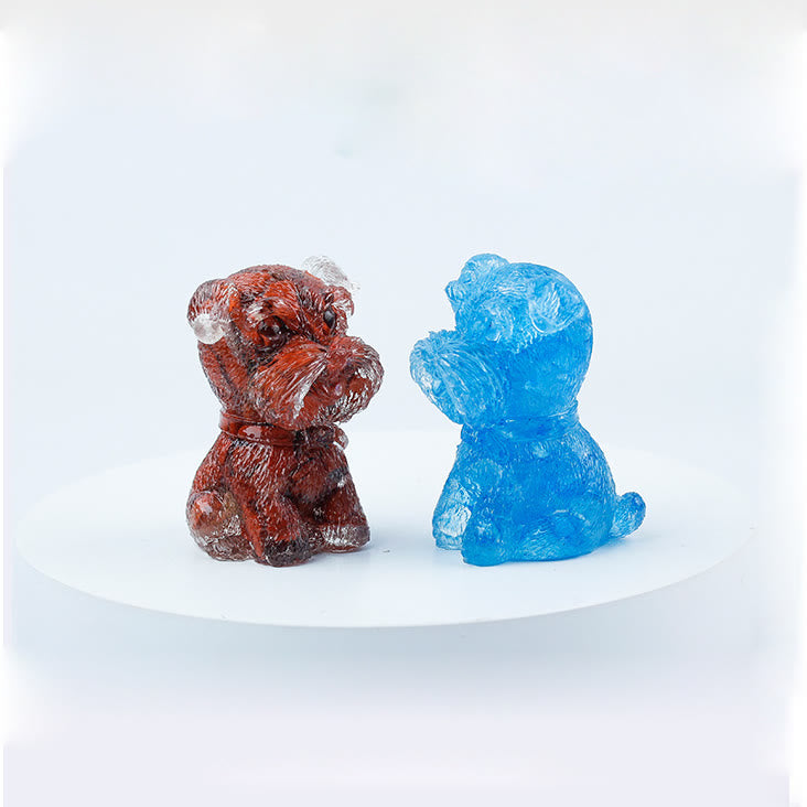 Olivenorma Crystal Gravel Epoxy Mini Schnauzer Gemstone Decoration - image 95